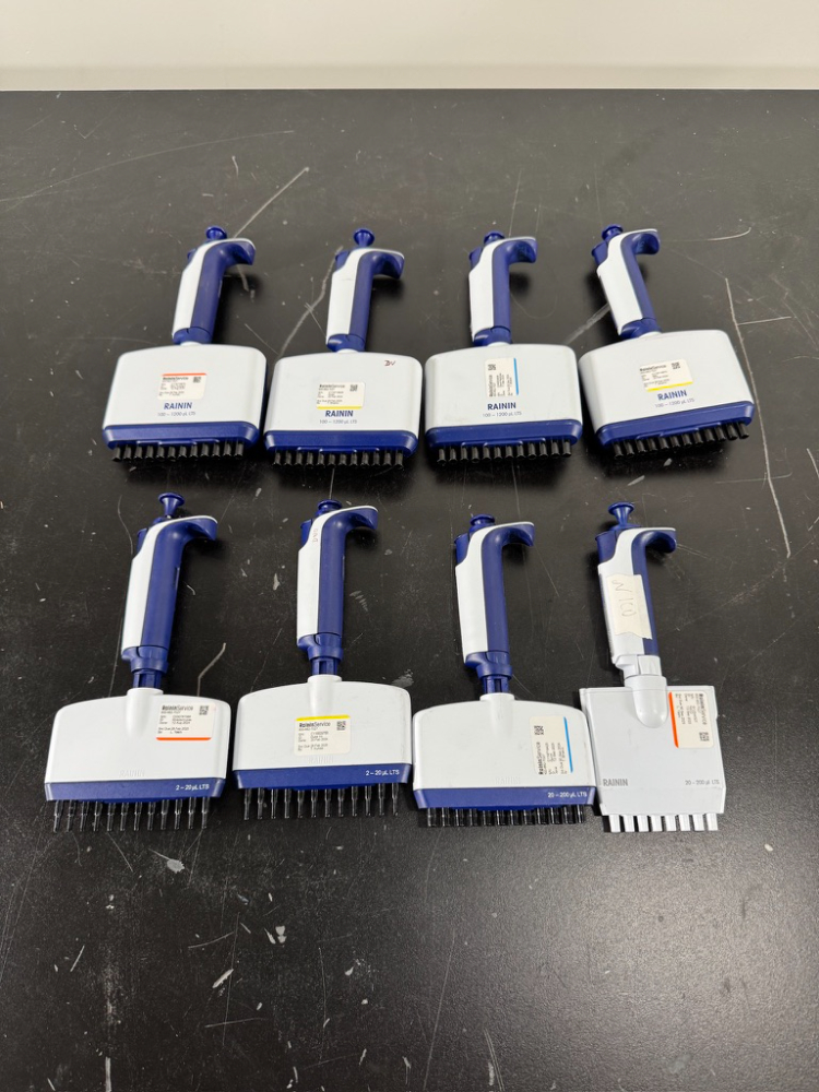 Image of Rainin Pipet-Lite XLS Multichannel Pipettes - Quantity 8
